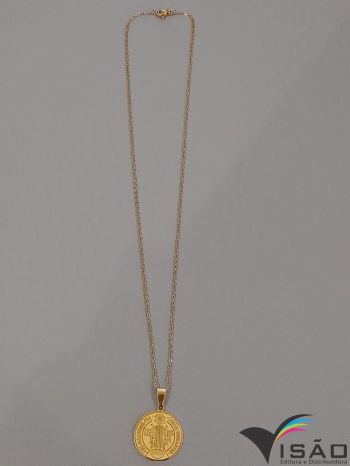 6139-corrente-inoxidavel-dourada-medalha-sao-bento