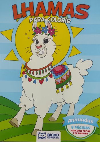 lhamas-para-colorir-animadas